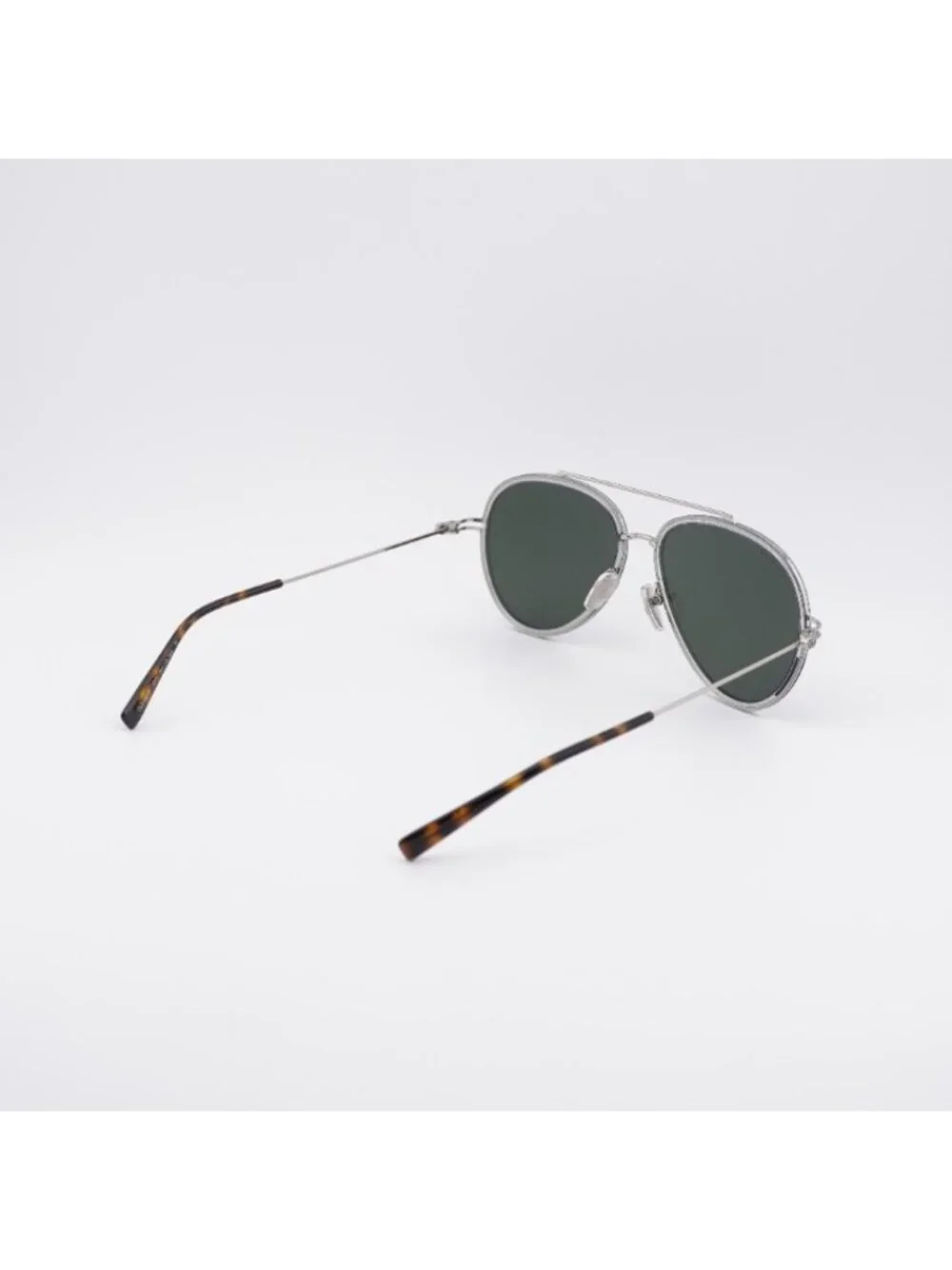 Gucci GG1981S 005 Sunglasses Transparent Grey/Silver Aviator Frame, Grey Lenses